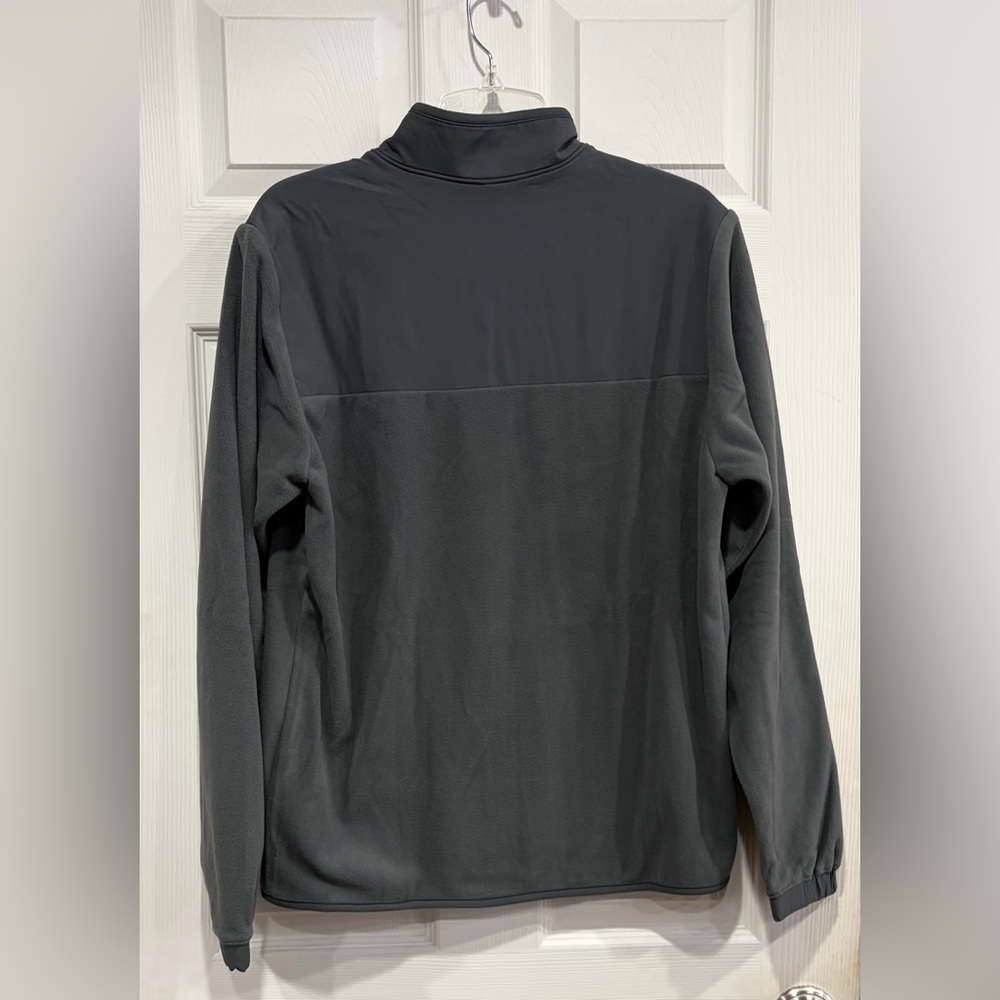 Vuori Men's Small Aspen Full Zip Jacket Dark Grey Pewter NWT Polartec Fleece - Picture 3 of 7